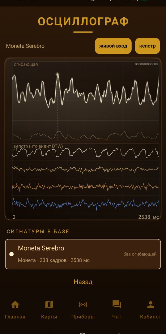 Осциллограф сигнатур
