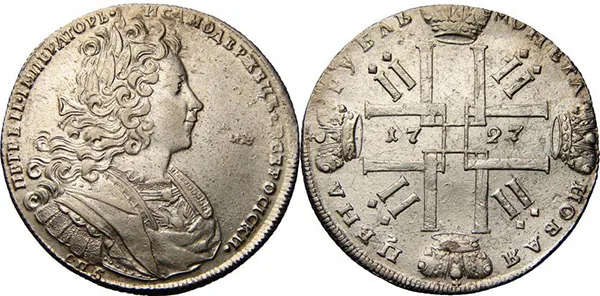 1 рубль, 1727, фото 1