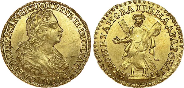 2 рубля, 1727, фото 1