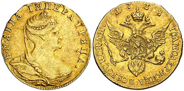 1 червонец, 1738, фото 1